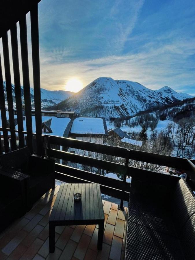 Appartement Cosy Plein Sud: Vue Splendide et Terrasse Spacieuse Saint-Sorlin-d'Arves Exterior photo